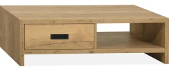 WoonMax Salontafel Cottage met 1 lade en 1 open vak