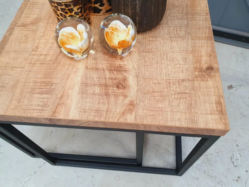 WoonMax Salontafel Floris set van 2 mango lamulux