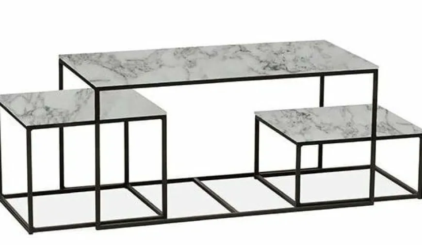 WoonMax Salontafel Mex set van 3 - diverse kleuren lamulux