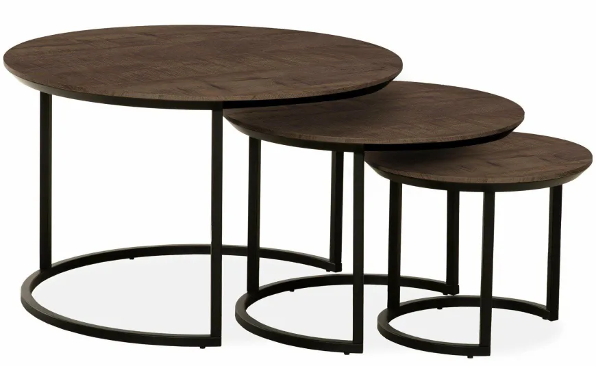 WoonMax Salontafel set van 3 Dover Lamulux - diverse kleuren