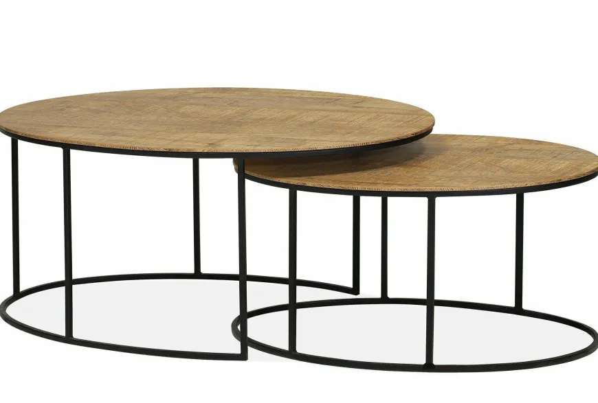WoonMax Salontafel Tauro set van 2 - diverse kleuren Lamulux