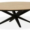 WoonMax Salontafel Wellington Ovaal Lamulux - 135 x 67 cm
