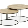 WoonMax Salontafel Windsor set van 2 - old teak