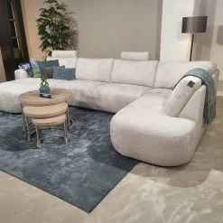 WoonMax Set van 3 salontafels Hugo met stalen onderstel