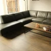 WoonMax Showroommodel Lederen Hoekbank Power B2 antraciet