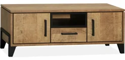 WoonMax Tv meubel Maldini Old teak - 2 deuren en 1 lade