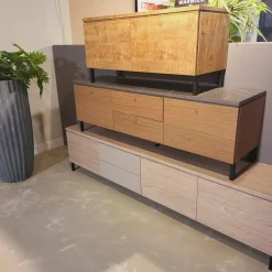WoonMax TV meubel Warwick - 100, 150, 200 en 250 cm - hoog model - hangend of staand