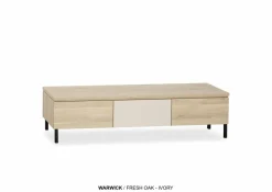 WoonMax TV meubel Warwick - 100, 150, 200 en 250 cm - hoog model - hangend of staand