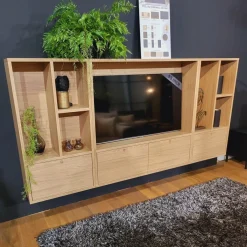 WoonMax TV wandmeubel Blackburn maat S - Diverse elementen en kleuren