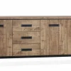 WoonMax Union dressoir 3 deurs/3 laden lamulux mango