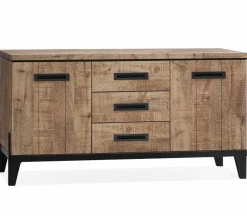 WoonMax Union dressoir 2 deurs/3 laden lamulux mango