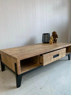 WoonMax Vigo Mango salontafel lamulux met 1 lade