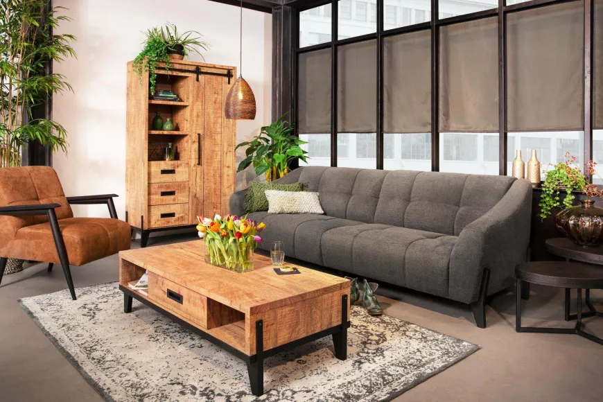 WoonMax Vigo Mango salontafel lamulux met 1 lade