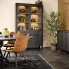 WoonMax Vitrinekast Gamma Old Piano - 2 glazen deuren