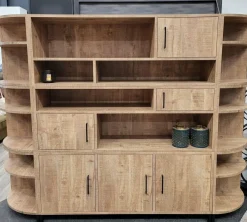 WoonMax Wandkast Combine groot met zijkast showroommodel