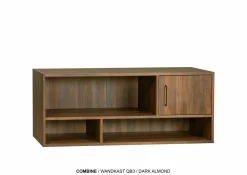 WoonMax Wandkast Combine groot met zijkast showroommodel