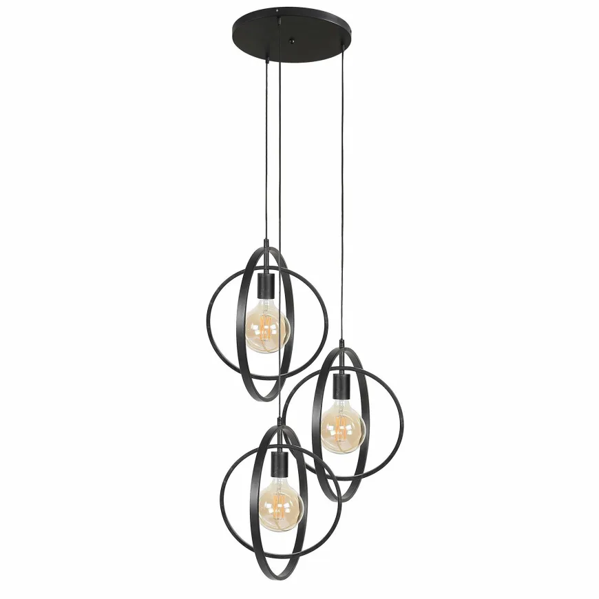 WoonStijl Hanglamp 3L Turn around getrapt