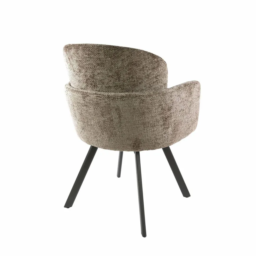 WoonStijl Armstoel Embrace draaibaar - Hoven champagne