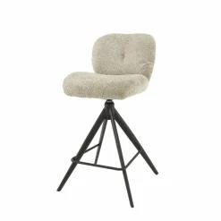 WoonStijl Barstoel Comfort draaibaar Boucle Zand