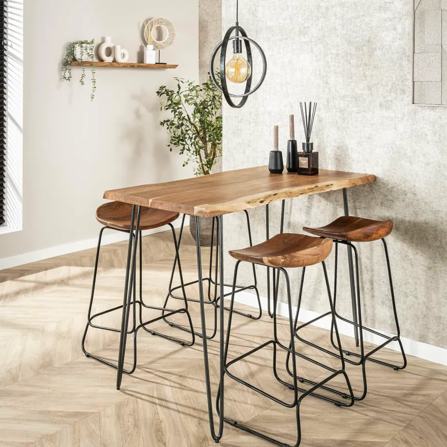 WoonStijl Barstoel hout ergo