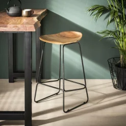 WoonStijl Barstoel hout ergo