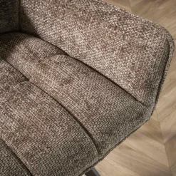 WoonStijl Barstoel raster draaibaar Rich Taupe