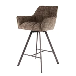 WoonStijl Barstoel raster draaibaar Rich Taupe