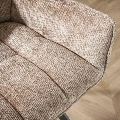 WoonStijl Barstoel raster draaibaar Rich Zandkleur