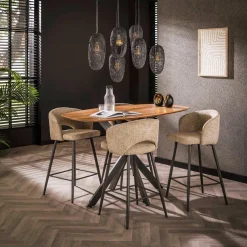 WoonStijl Bartafel Arhus solid 140 cm