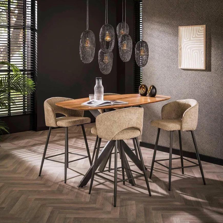 WoonStijl Bartafel Arhus solid 140 cm