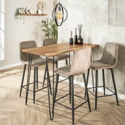 WoonStijl Bartafel edge 130 acacia
