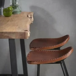 WoonStijl Bartafel live edge 2+3 dik / massief Acacia naturel