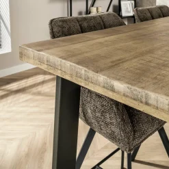 WoonStijl Bartafel 135x70 massief trapeziumvormig