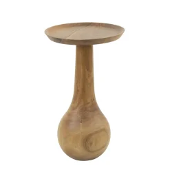 WoonStijl Bijzettafel Acacia massieve voet druppel