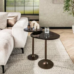 WoonStijl Bijzettafel M Eclipse Koper antiek finish