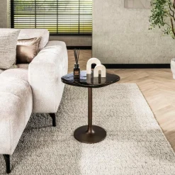 WoonStijl Bijzettafel S Eclipse koper antiek finish