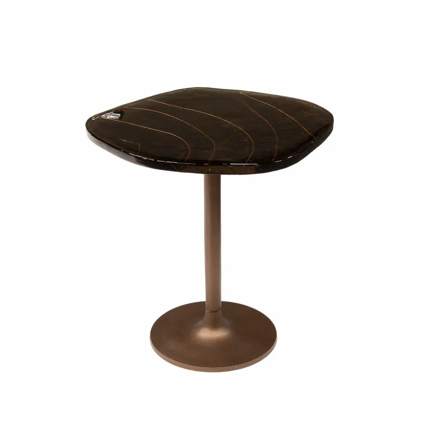 WoonStijl Bijzettafel S Eclipse koper antiek finish
