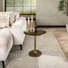 WoonStijl Bijzettafel S Eclipse goud antiek finish