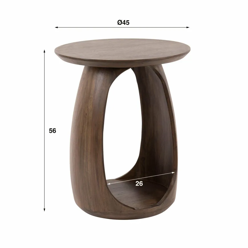 WoonStijl Bijzettafel S Flow Solid