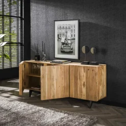 WoonStijl Dressoir 3 deuren block acacia