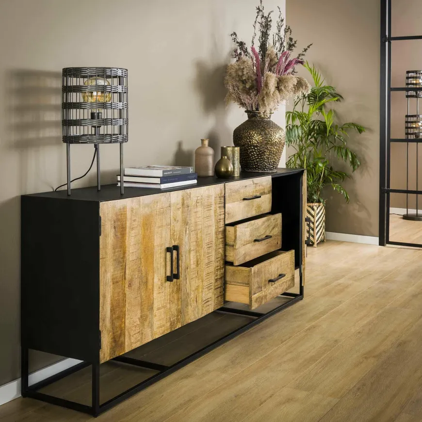 WoonStijl Dressoir Mango Metal Wood