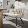 WoonStijl Eetkamerbank Raster 180 cm boucle Zand
