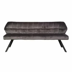 WoonStijl Eetkamerbank raster 180 velvet antraciet