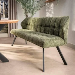 WoonStijl Eetkamerbank Raster 180 cm Hoven groen