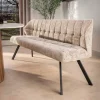 WoonStijl Eetkamerbank Raster 180 cm Alura zand