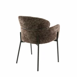 WoonStijl Eetkamerstoel ronde rug Curva Hoven Taupe