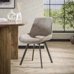 WoonStijl Eetkamerstoel Swivel - Rich zand