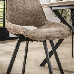 WoonStijl Eetkamerstoel Swivel - Rich champagne
