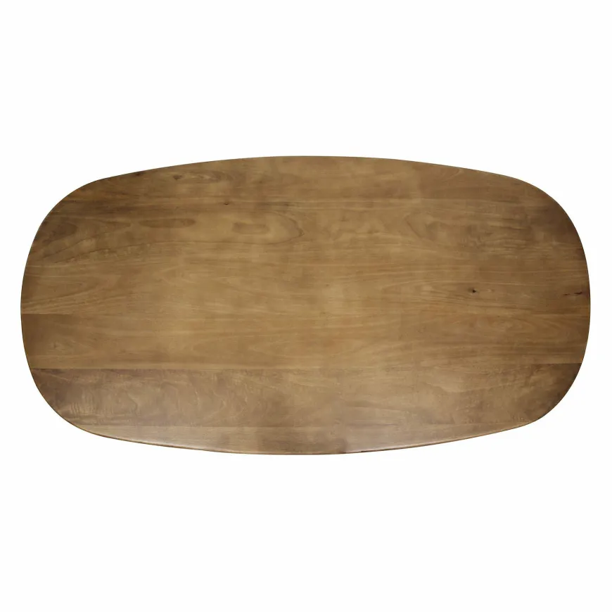 WoonStijl Eetkamertafel 180 Cliff ovale buis mango