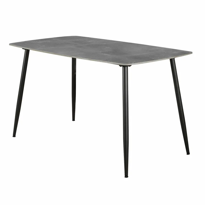 WoonStijl Eetkamertafel 140 Ceramic natural lichtgrijs